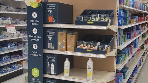 Grove Co. Target 'Sustainably Powerful' Endcap Display